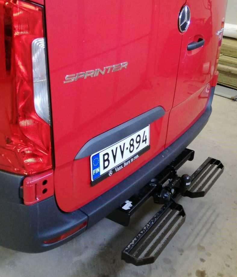 Kuvassa Vetokoukkupaketti MB Sprinter 2018-. RWD