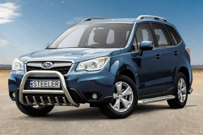 Kuvassa STEELER Lisävaloteline Subaru Forester 2013-