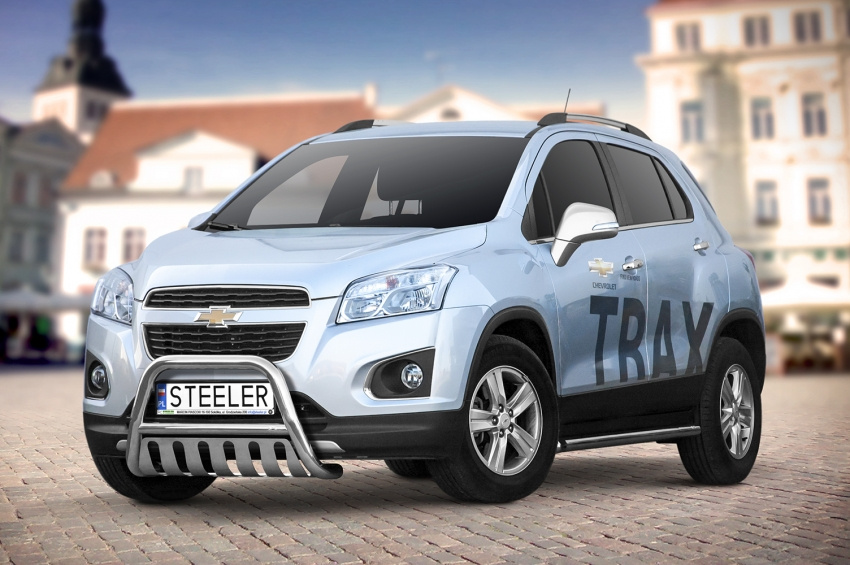 Kuvassa STEELER Lisävaloteline Chevrolet Trax 2013-