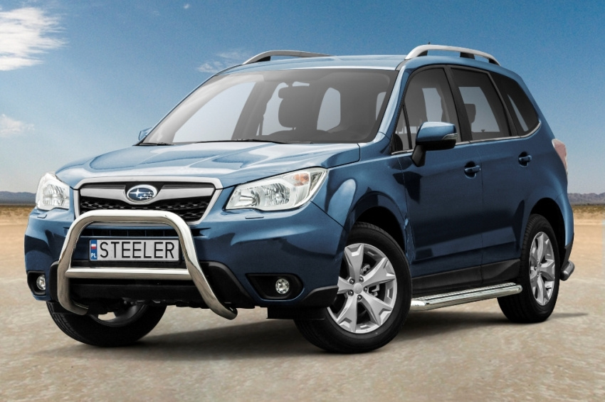 Kuvassa STEELER Lisävaloteline Subaru Forester 2013-