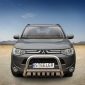 Kuvassa STEELER Lisävaloteline Mitsubishi Outlander 2012-