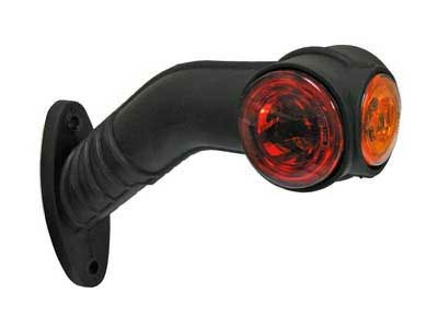 Kuvassa ProPlast äärivalo kumivarrella, 12-24V