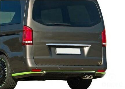 Kuvassa Rekisterikilven kromilista MB Vito 2015-