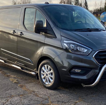 Sidosteg till transportbil