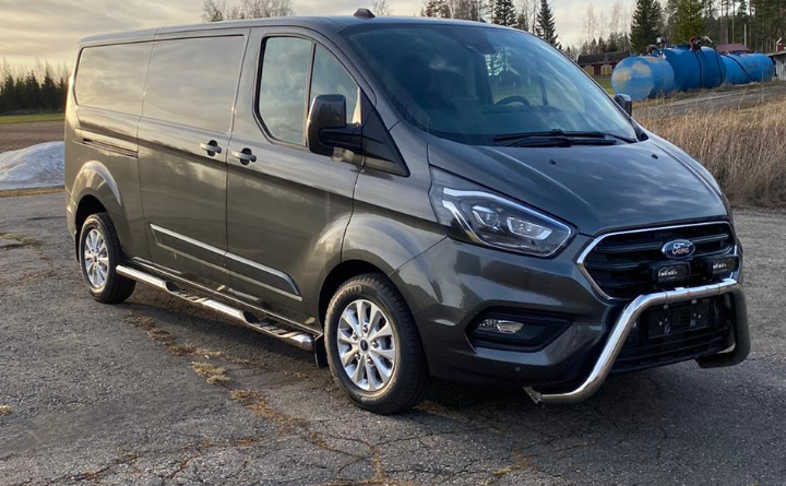 Sidosteg till transportbil