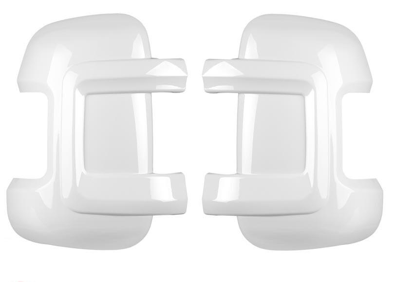 Kuvassa Peilinsuojat valkoinen, Fiat Ducato 2006-