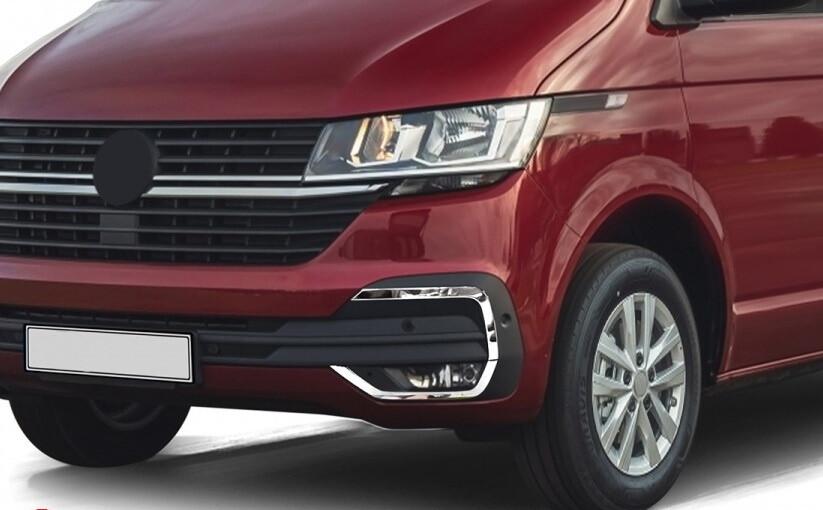 Kuvassa Sumuvalojen kromikehykset VW T6
