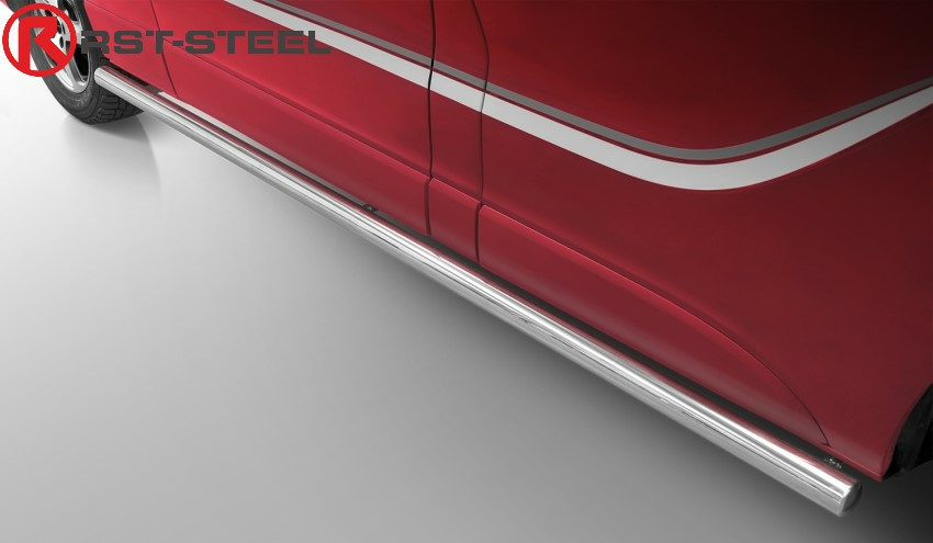 Kuvassa Kylkiputket Opel Vivaro 2014-2019, LWB