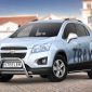Kuvassa STEELER Lisävaloteline Chevrolet Trax 2013-