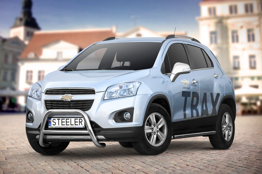 Kuvassa STEELER Lisävaloteline Chevrolet Trax 2013-