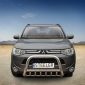 Kuvassa STEELER Lisävaloteline Mitsubishi Outlander 2012-