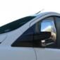 Kuvassa Omtec Peilin kromikuoret Ford Transit Custom 2013-/2018-