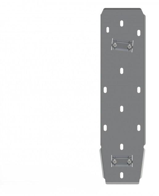 Kuvassa Pohjapanssari polttoainesäiliölle Ford Ranger 2012-, Alumiini