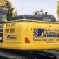 Lisävaloteline taakse / peräpuntin päälle Komatsu PC290LC