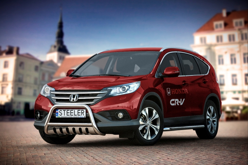 Kuvassa STEELER Lisävaloteline Honda CRV 2012-