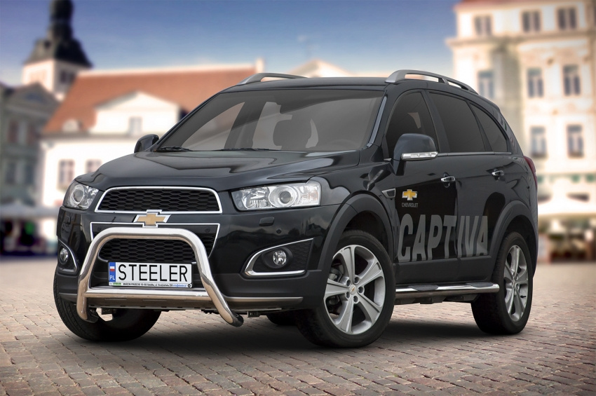 Kuvassa STEELER Lisävaloteline Chevrolet Captiva 2012-