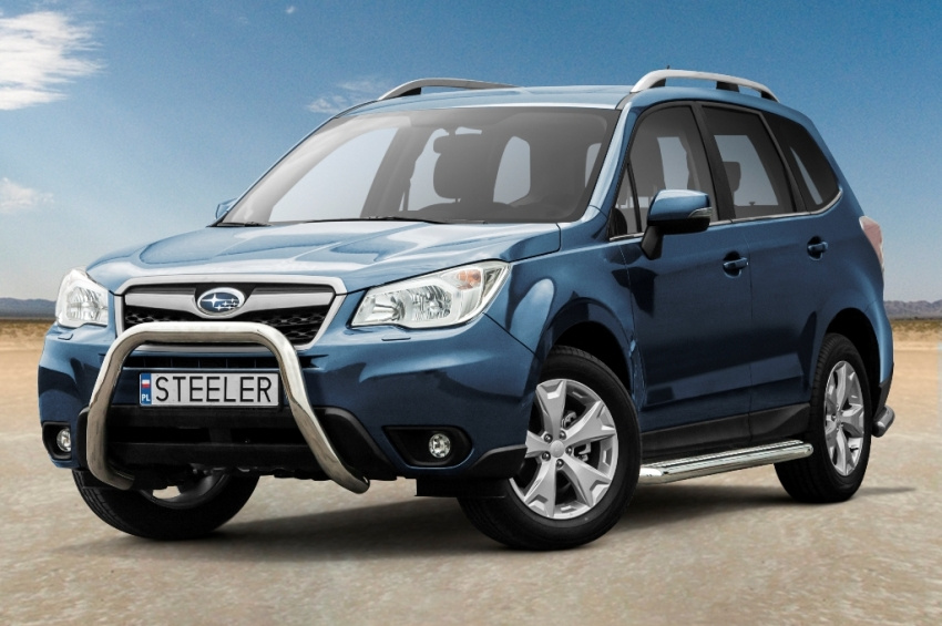 Kuvassa STEELER Lisävaloteline Subaru Forester 2013-