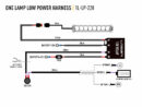 Lazer Single Lamp Wiring Kit, 12V