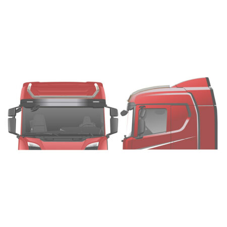 Takbåge med korta sidoförlängningar (20N), Scania NextGen 2017- Normal hytt