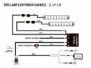 Lazer Two-Lamp Wiring Kit, 12V