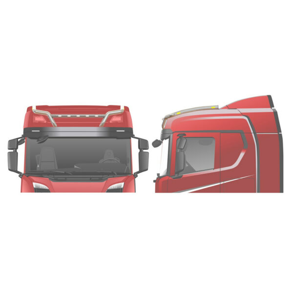 Roof Bar With Short Extensions (20N), Scania NG 17- Normal - Bild 2