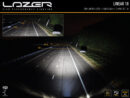 Lazer Linear 18 extraljuspaket med fäste för registreringsskylt