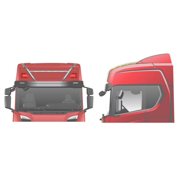 Roof Bar with short side extensions (20H), Scania NextGen 2017- Highline - Bild 3