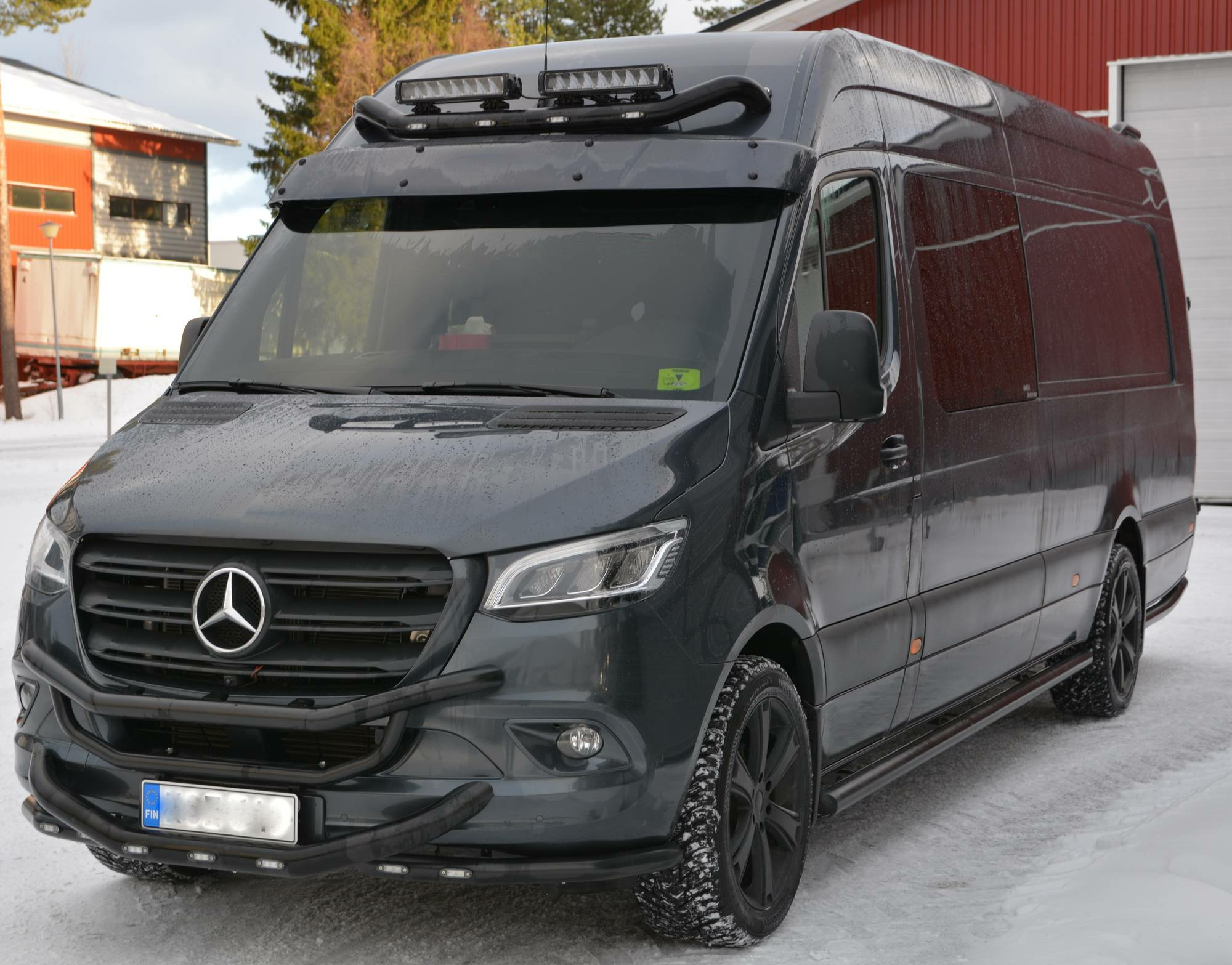 Sidorör till transportbil
