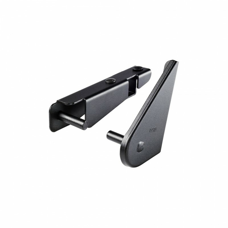 Kuvassa Lastausrullan kiinnikkeet Cruz Evo Rack koreihin