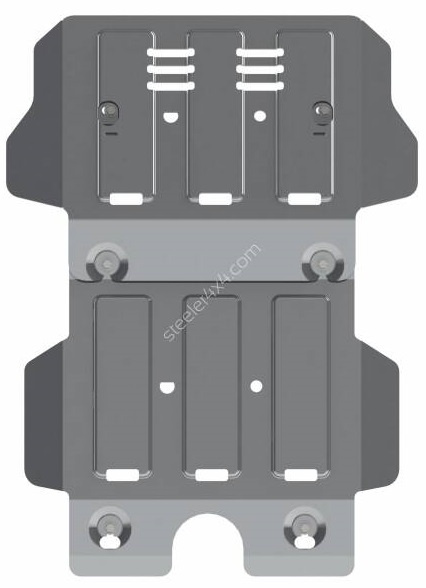 Kuvassa STEELER Pohjapanssari Moottorille Toyota Hilux 2015-, Alumiini