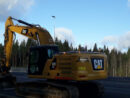 Kuvassa bakre stang Caterpillar NextGen 330