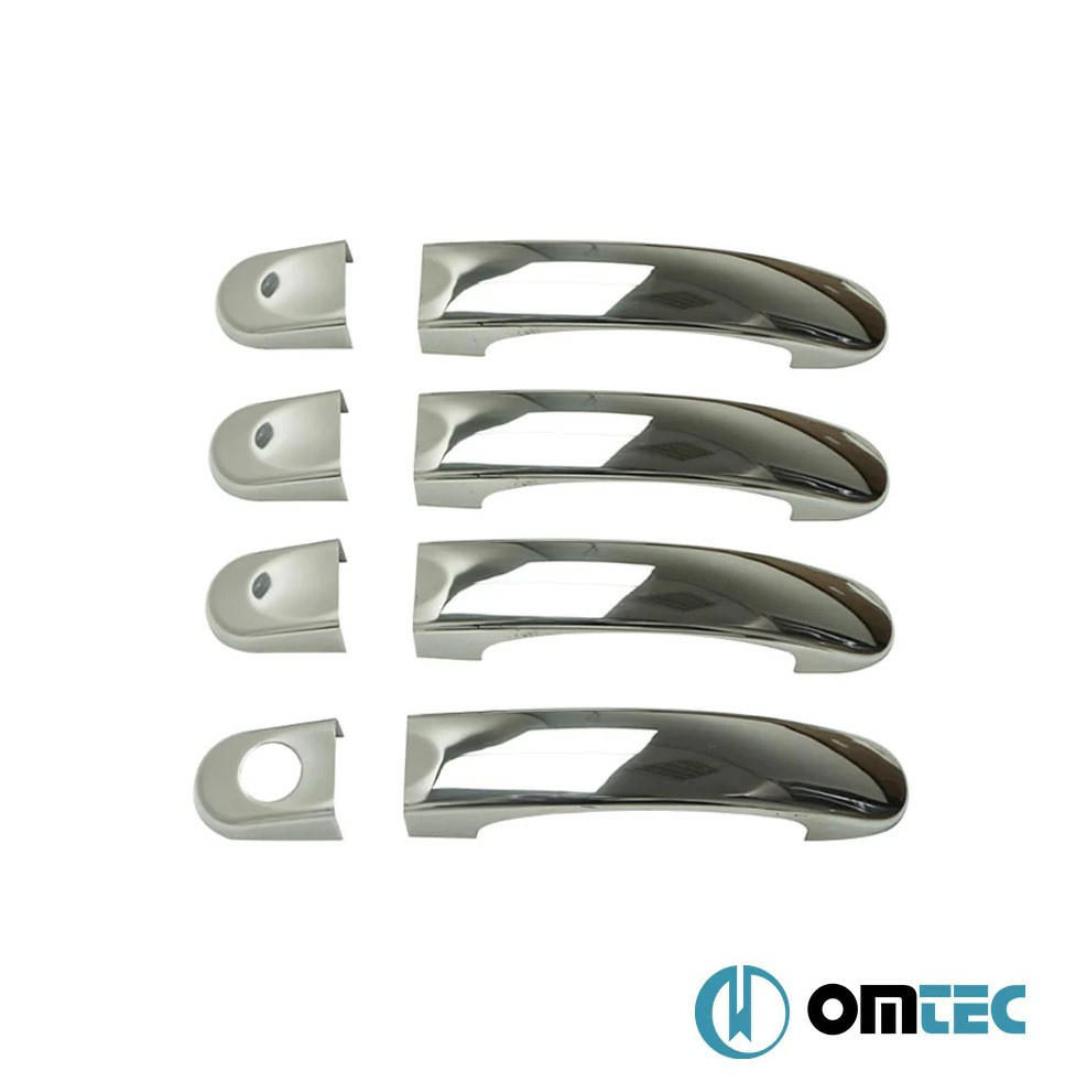 Kuvassa Ovenkahvojen kromit VW T5/T6/Caddy 11-