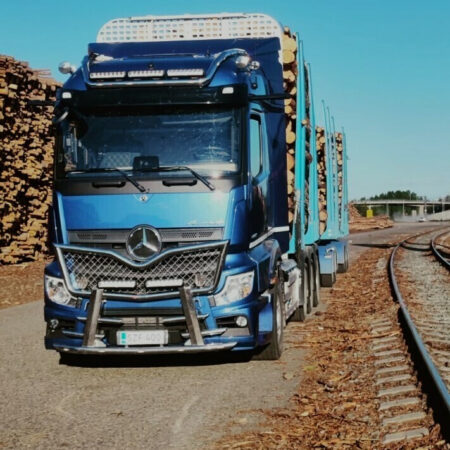 Kuvassa Bull Bar Freeway Mercedes-Benz Actros L