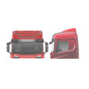 Roof Bar With Side Extensions (17N) Scania NG 2017- Normal Cab