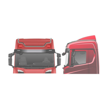 Roof Bar With Side Extensions (17N) Scania NG 2017- Normal Cab