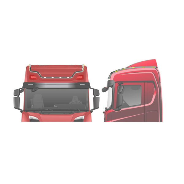 Roof Bar With Side Extensions (17N) Scania NG 2017- Normal Cab - Bilde 2