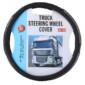 Musta ohjauspyörän suojus 44-46 cm halkaisijaltaan oleviin ohjauspyöriin