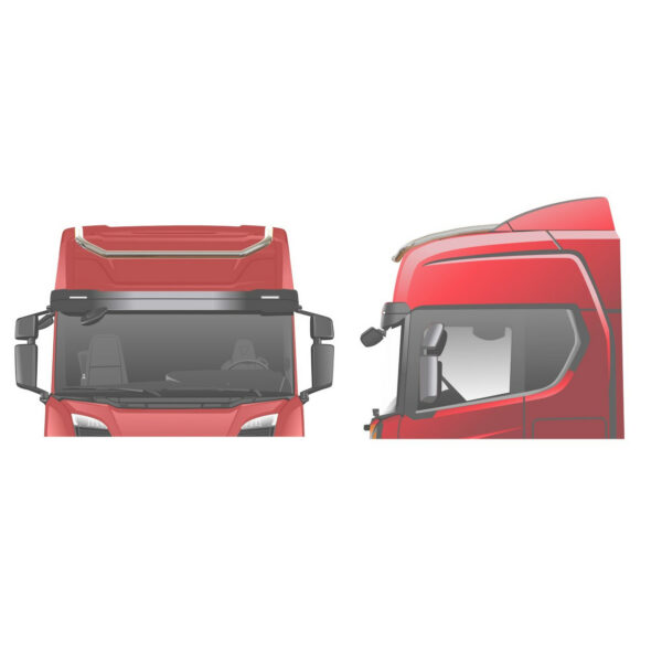 Roof Bar With Short Side Extensions (20H) Scania NG 17- Highline - Image 4