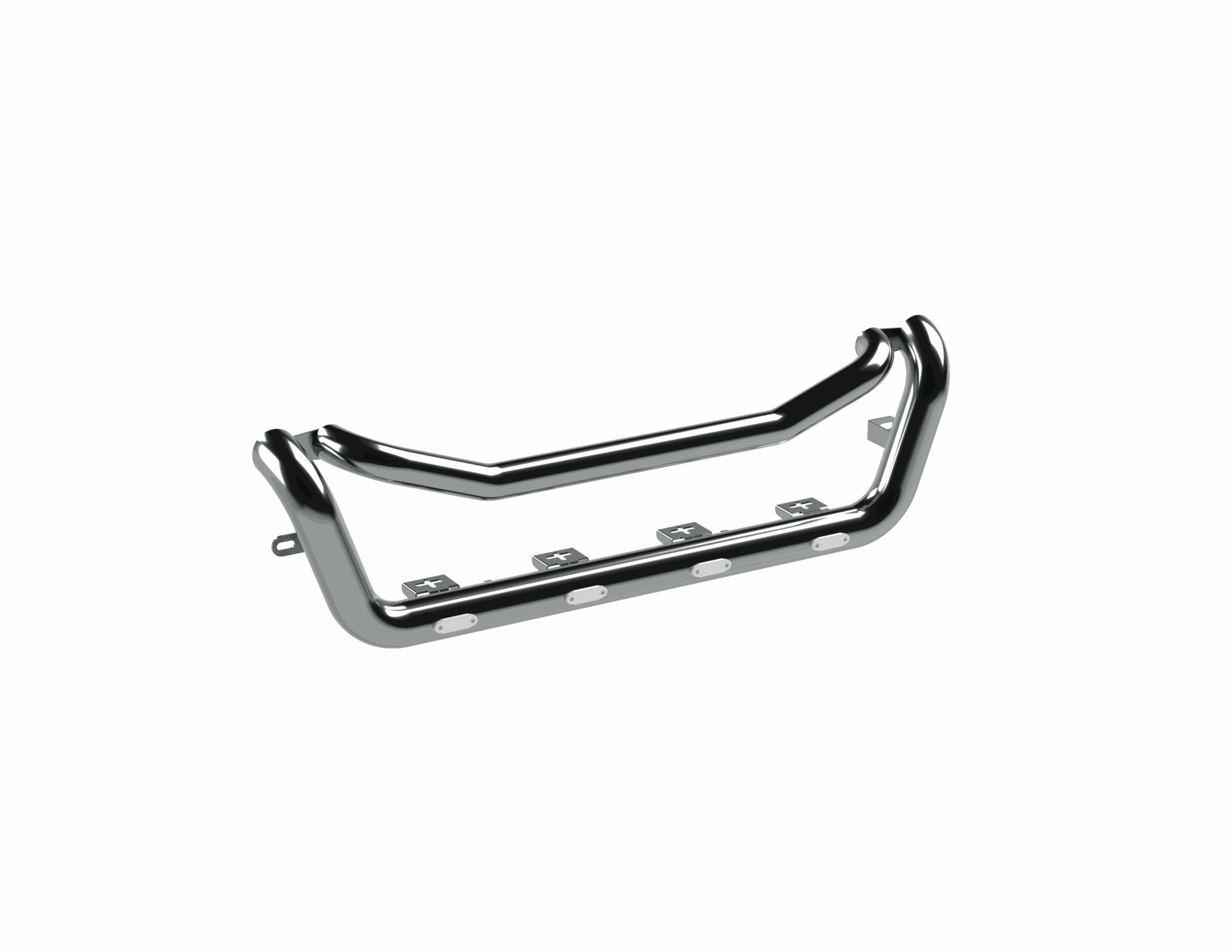 Kuvassa Lisävaloteline maskiin lisäputkella MAN TGX 2013-2019