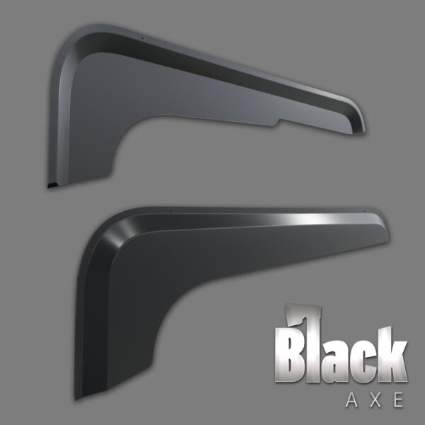 Side Window Deflectors Scania NextGen 2017- Black Axe (short) - Bild 2