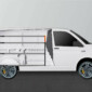 Kuvassa Work System Base42 Kalustesarja VW Transporter L1H1