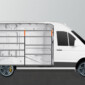 Kuvassa Work System V-Enkel Kalustesarja Ford Transit L3H2