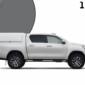 Kuvassa Lavakate Force Pro Toyota Hilux DC 16- (1D6 Silver Metallic)
