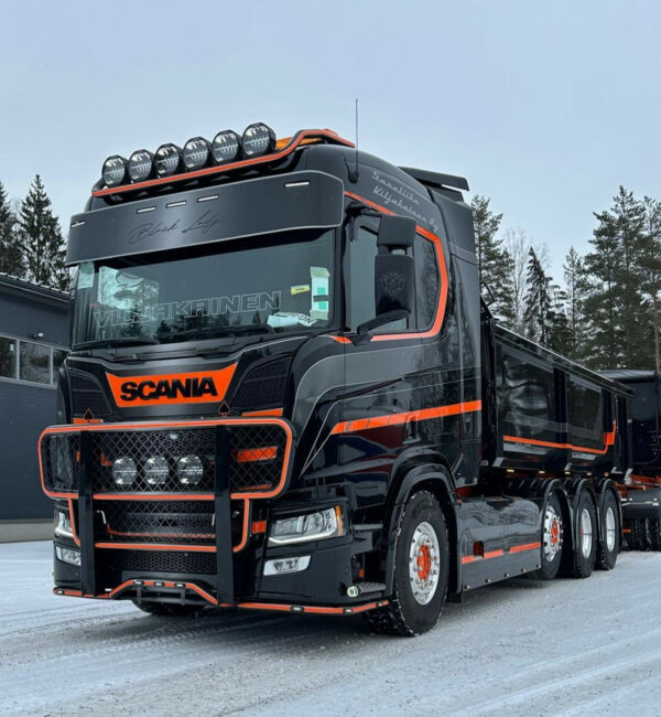 3-delad frontrör med A-kurva Scania NextGen 2017- Liten främre stötfångare