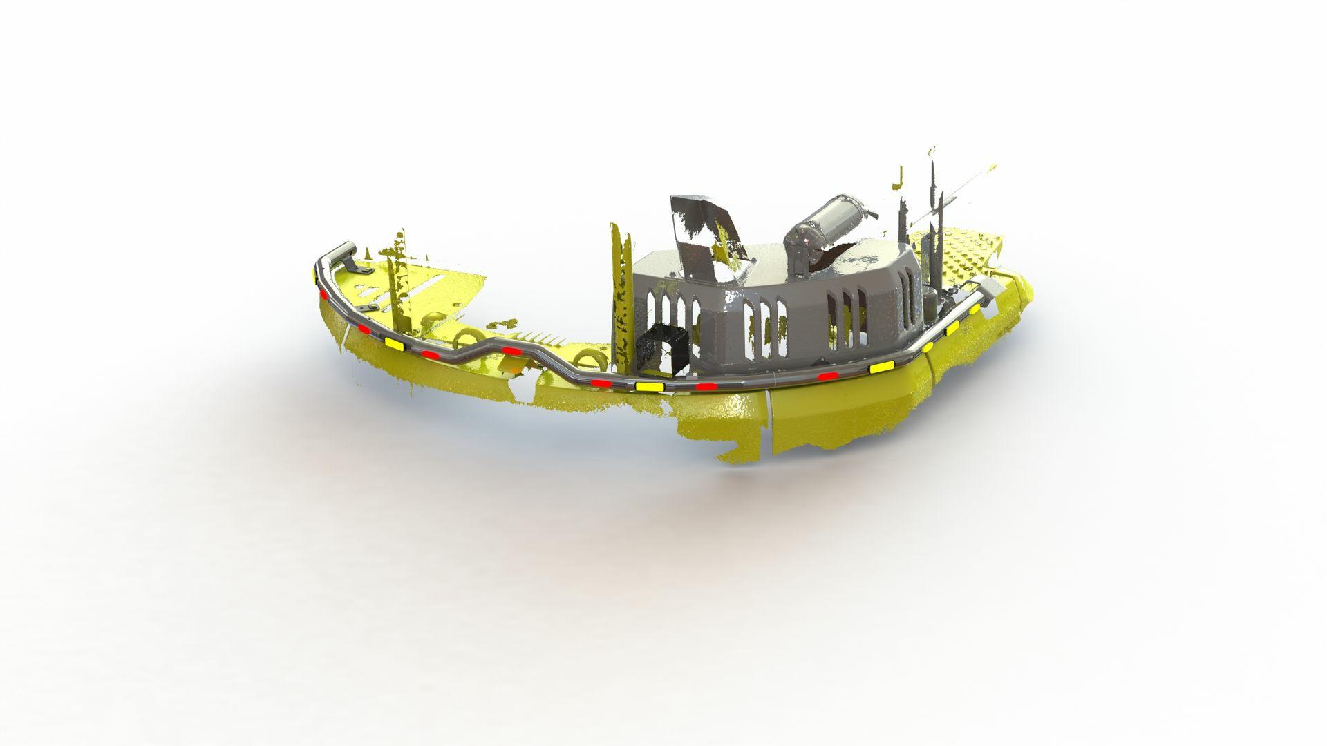 Kuvassa Valoteline taakse / peräpuntin päälle Volvo ECR145EL 2016-2024