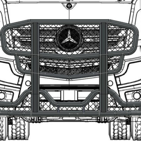 Frontskydd Freeway Mercedes-Benz Actros 2,3m