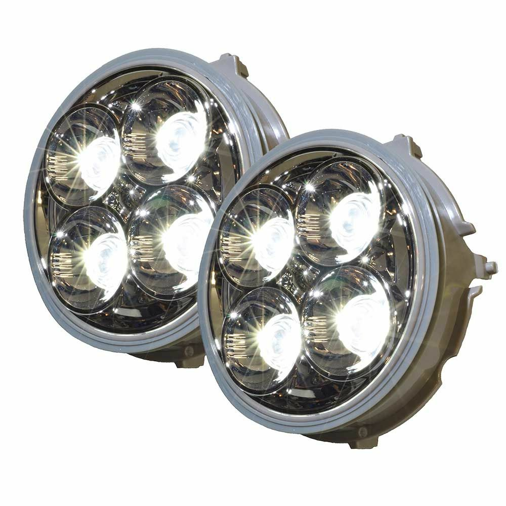 Kuvassa Ledson LED-Päiväajovalot DRL Scania R- / 4-sarja (valk.)