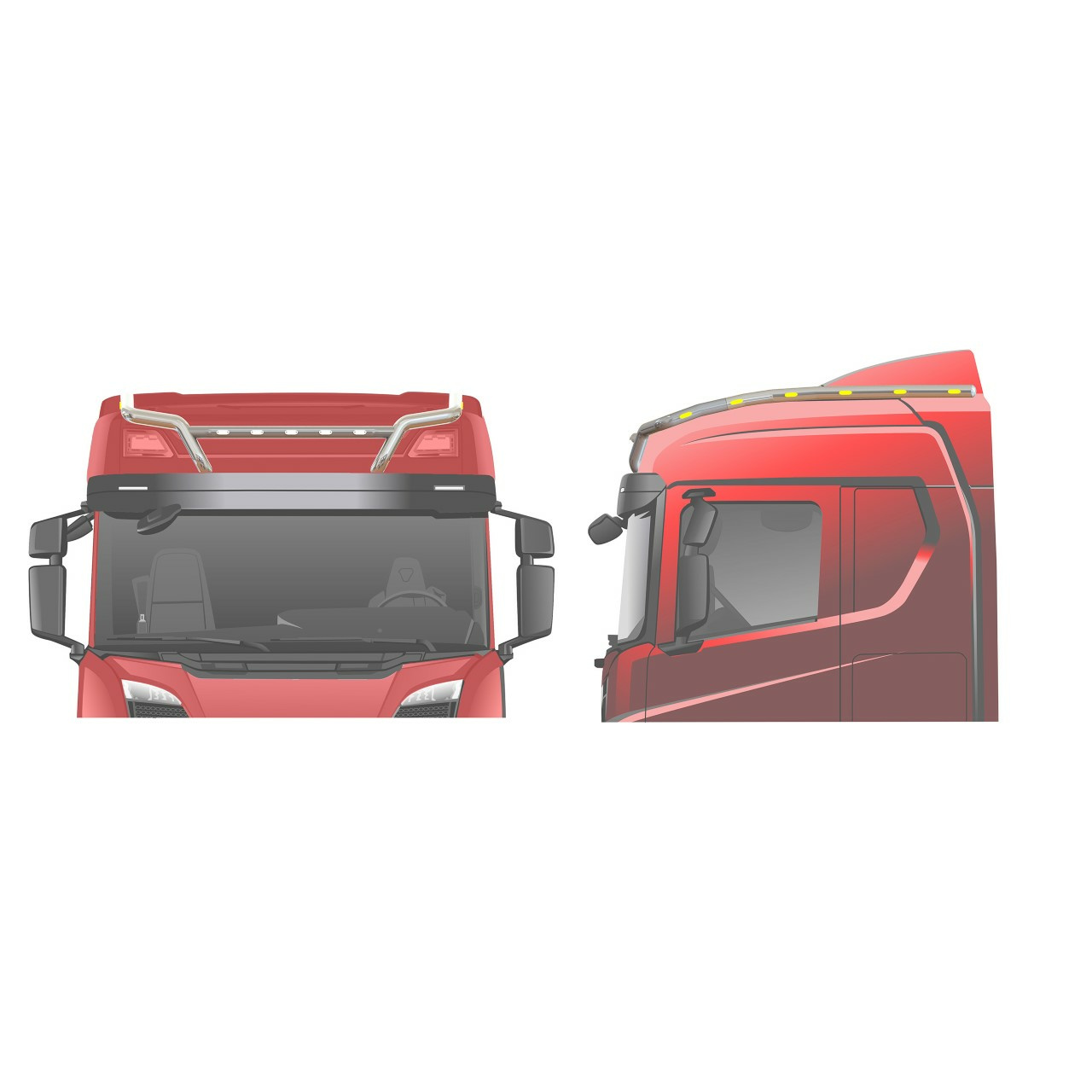 Lisävaloteline katolle Pro Long V18 Scania NextGen Normaali S12 - Image 5