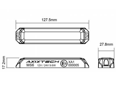 Axixtech MS6 LED Tasovilkku 11-30V - Image 3