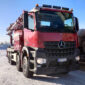 Kuvassa Lisävaloteline katolle MB Actros/Arocs CompactSpace